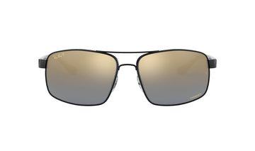 Sunglasses Rayban 3604CH (Polarized) Black, Grey, Large, Mens, Metal, Polarized, Prescription, Rayban, Rectangle, Sunglasses