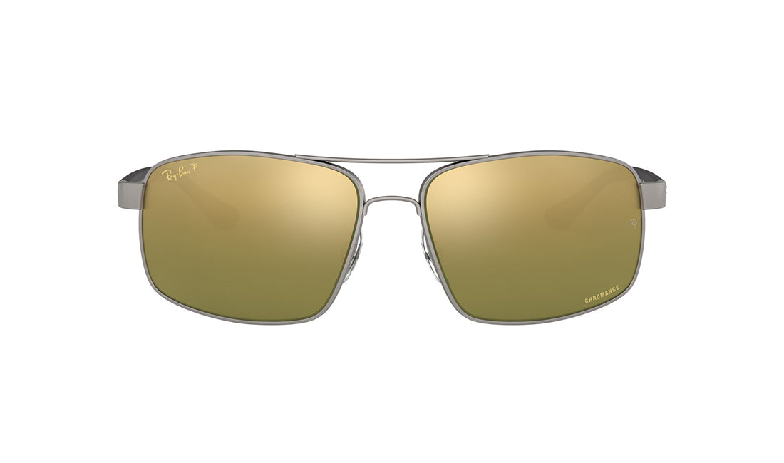 Sunglasses Rayban 3604CH (Polarized) Black, Grey, Large, Mens, Metal, Polarized, Prescription, Rayban, Rectangle, Sunglasses