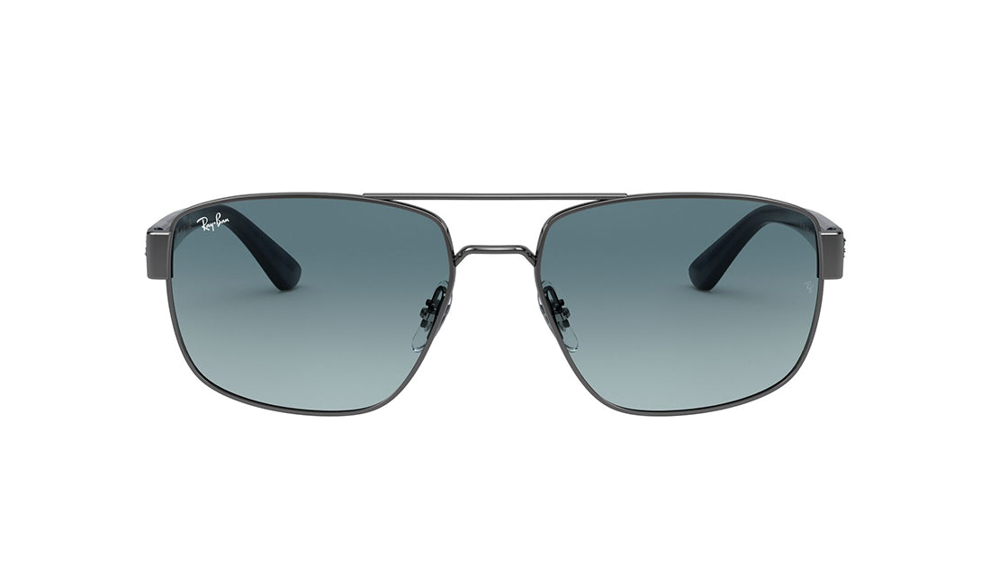 Sunglasses Rayban 3663 Aviator, Grey, Large, Mens, Metal, Non-Polarized, Prescription, Rayban, Sunglasses