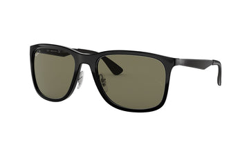 Sunglasses Rayban 4313 (Polarized) Black, Large, Mens, Plastic, Polarized, Prescription, Rayban, Rectangle, Sunglasses