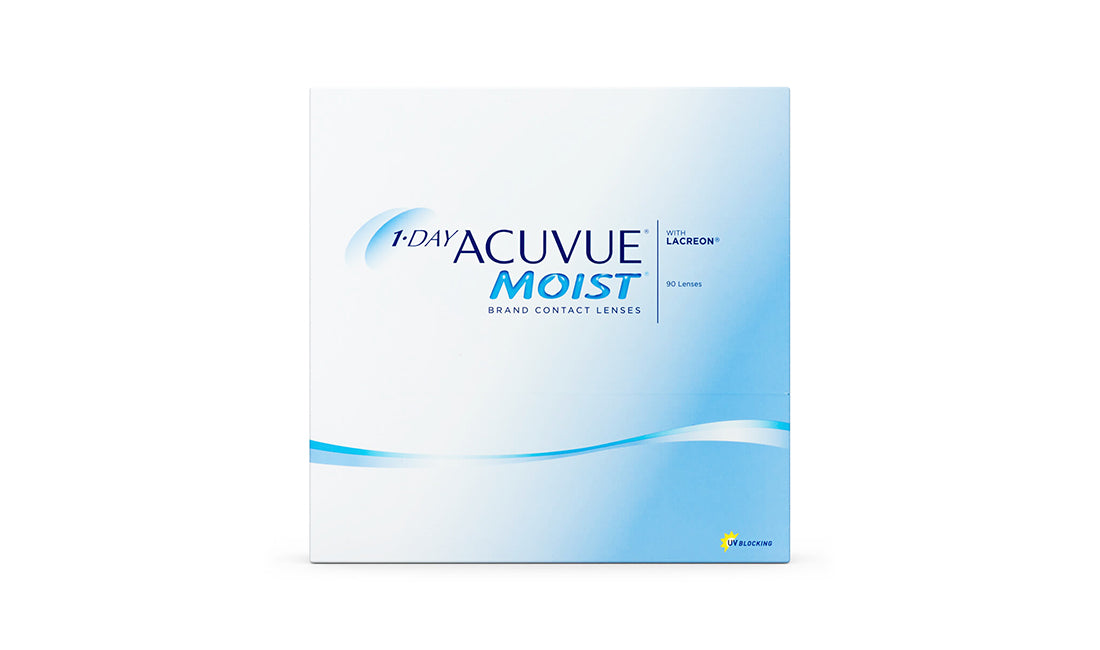 Contact Lenses Acuvue 1 Day Moist - 90pk 1 Day, 90pk, Acuvue, Contacts, Johnson & Johnson, Moist