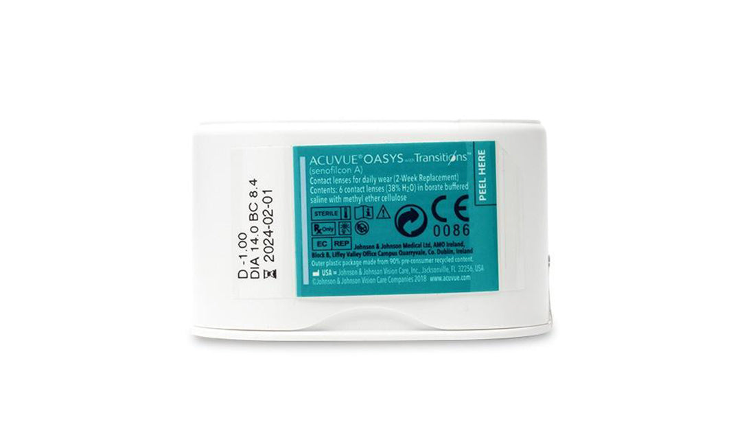 Contact Lenses Acuvue Oasys with Transitions - 6pk 2 Weeks, 6pk, Acuvue, Contacts, Johnson & Johnson, Oasys, Transitions