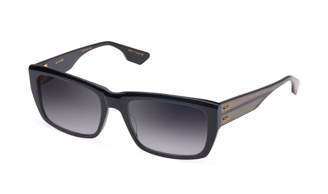 Sunglasses DITA Alican Black, Dita, Grey, Medium, Mens, Non-Polarized, Non-Prescription, Plastic, Rectangle, Sunglasses