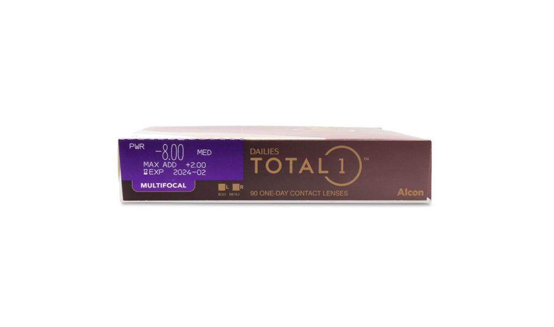 Contact Lenses Dailies Total 1 Multifocal - 90pk 1 Day, 90pk, Alcon, Contacts, Dailies, Multifocal, Total 1