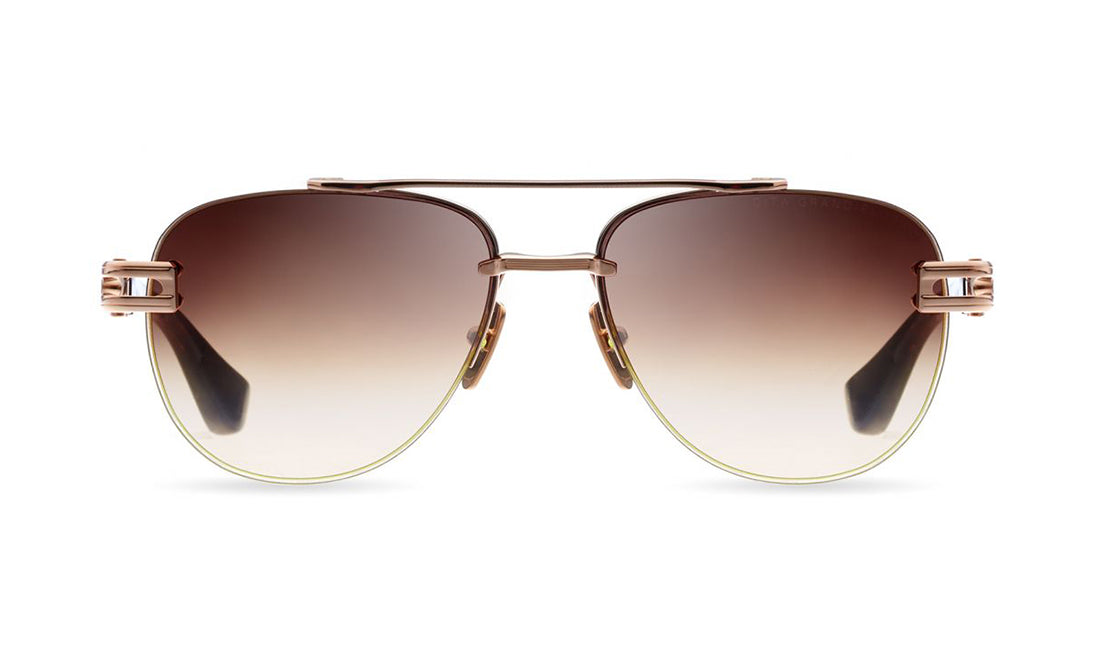 Sunglasses DITA Grand-Evo Two Aviator, Dita, Gold, Large, Mens, Non-Polarized, Non-Prescription, Sunglasses, Titanium