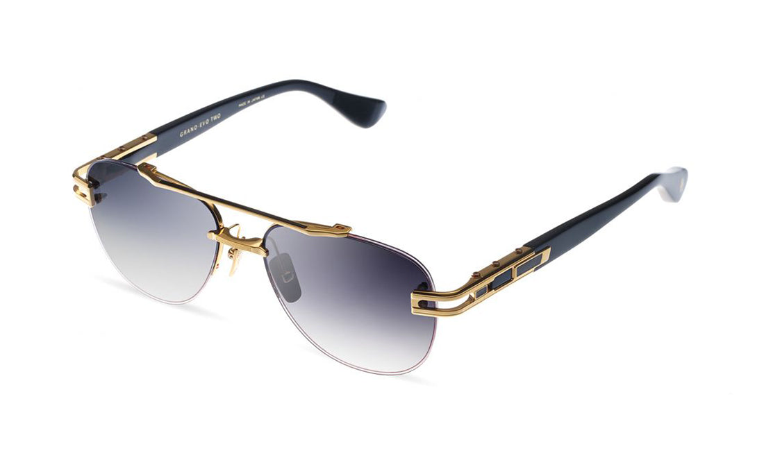 Sunglasses DITA Grand-Evo Two Aviator, Dita, Gold, Large, Mens, Non-Polarized, Non-Prescription, Sunglasses, Titanium