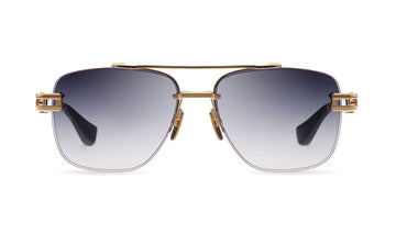 Sunglasses DITA Grand-Evo One Aviator, Black, Brown, Dita, Gold, Large, Mens, Non-Polarized, Non-Prescription, Sunglasses, Titanium
