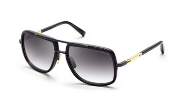 Sunglasses DITA Mach-One Aviator, Black, Dita, Gold, Grey, Large, Mens, Non-Polarized, Non-Prescription, Sunglasses, Titanium