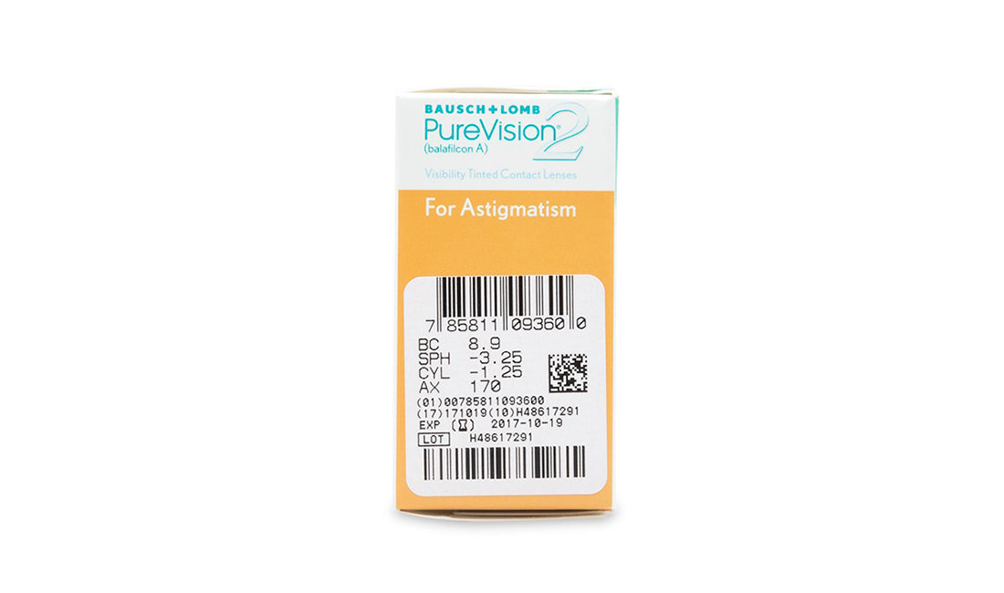 Contact Lenses Pure Vision 2 for Astigmatism - 6pk 1 Month, 6pk, Astigmatism, Bausch and Lomb, Contacts, Pure Vision 2